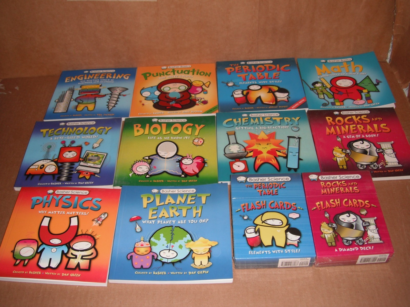 Lot of 24 Basher Science,History & Basics: by Simon Basher Paperback
