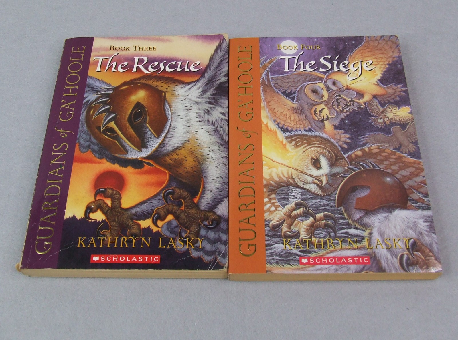 Guardians of Ga’Hoole Books 1-8 in Paperback by Kathryn Lasky