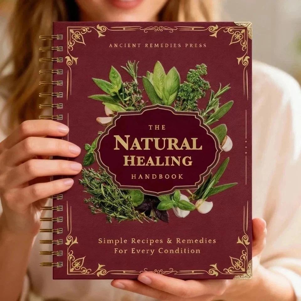 The Natural Healing Handbook, Spiral-Bound Guide for Herbal Remedies and Natural