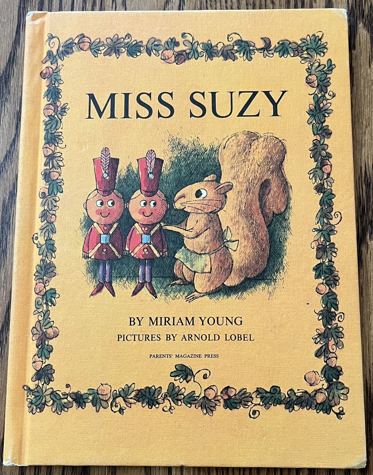 MISS SUZY : by Miriam Young : illus Arnold Lobel : squirrel : vintage