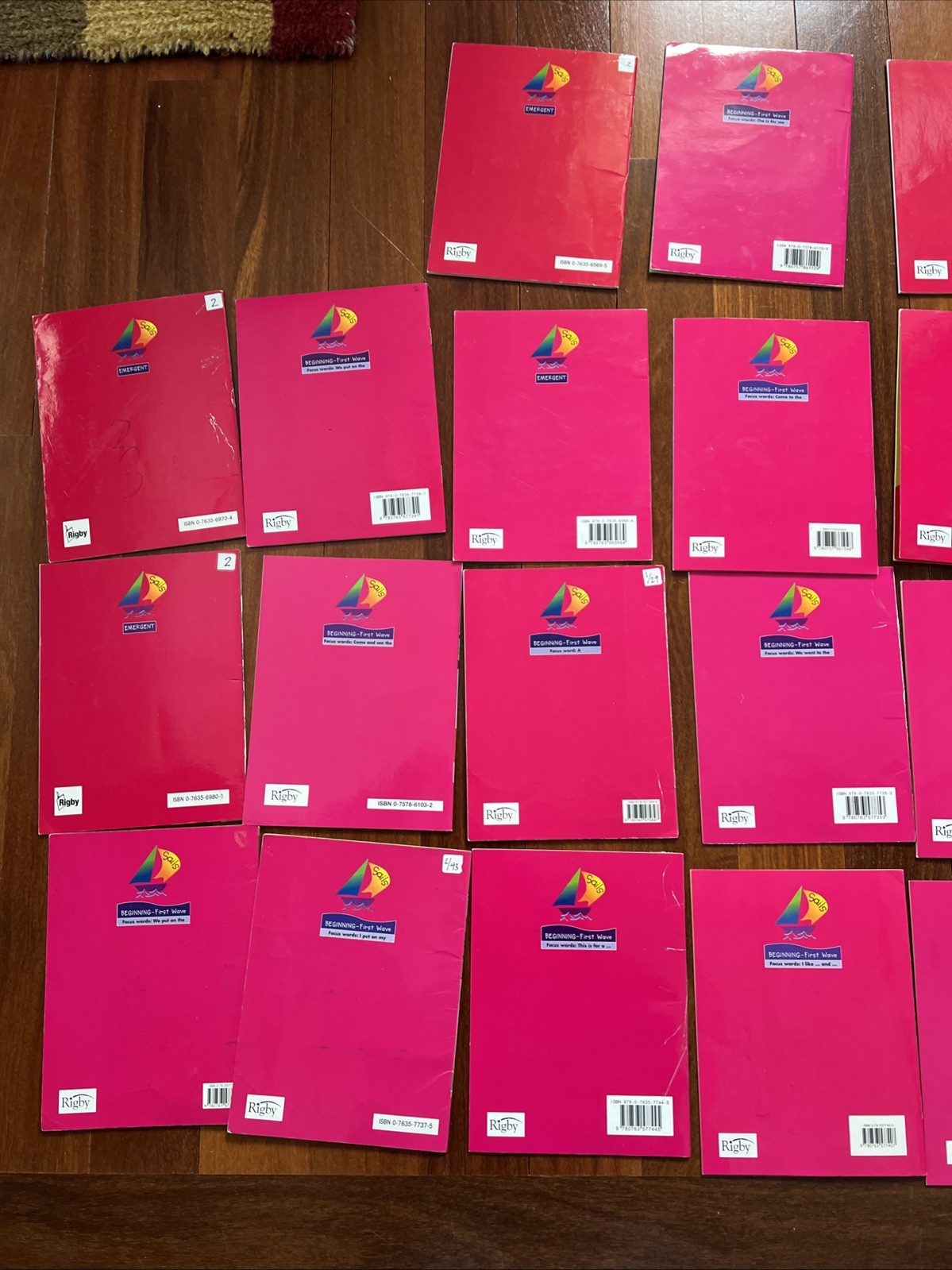 Lot of 22 Rigby Sails PM Books Leveled Readers Homeschool Beginner Reader Sight