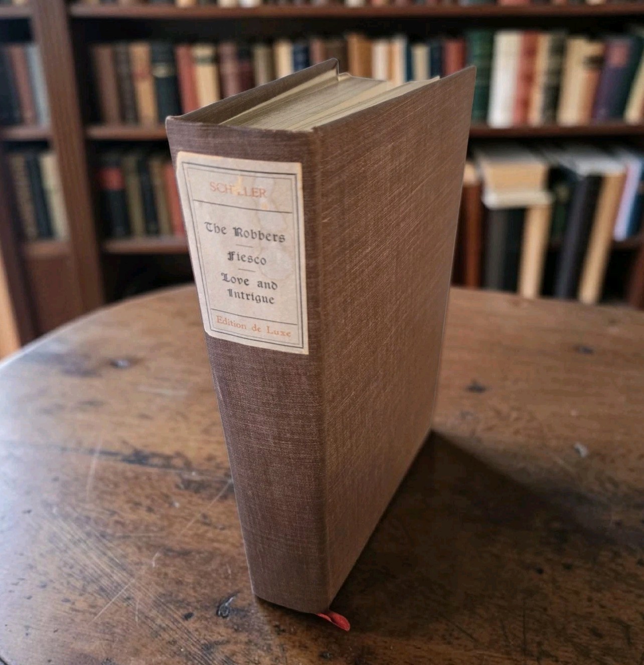 1902 The Robbers by Friedrich Schiller Luxury Edition #15 of 1,000