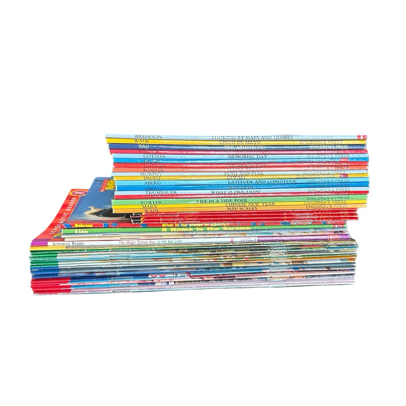 Educational Books Lot Of 50, Grades 2-3 Reading Levels Houston Mifflin