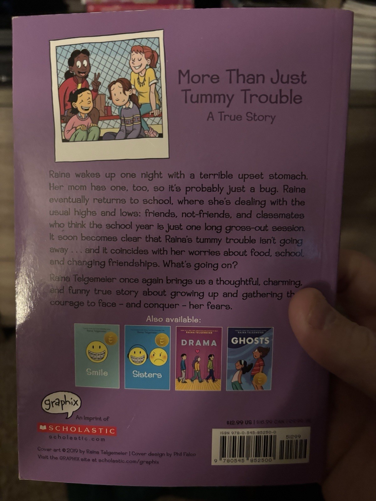 Guts by Raina Telgemeier (2019, Paperback)