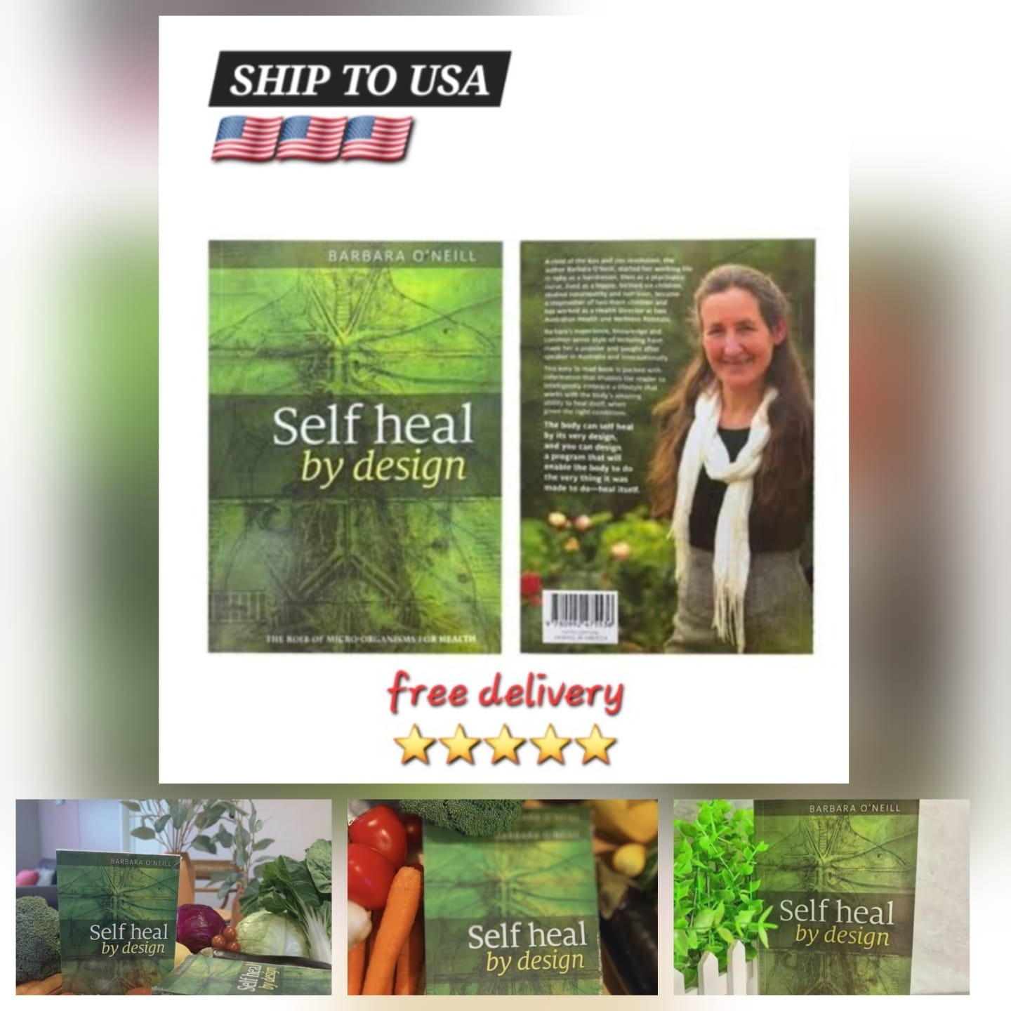Self Heal By Design Book By Barbara O’Neill USA Stock Free Shipping