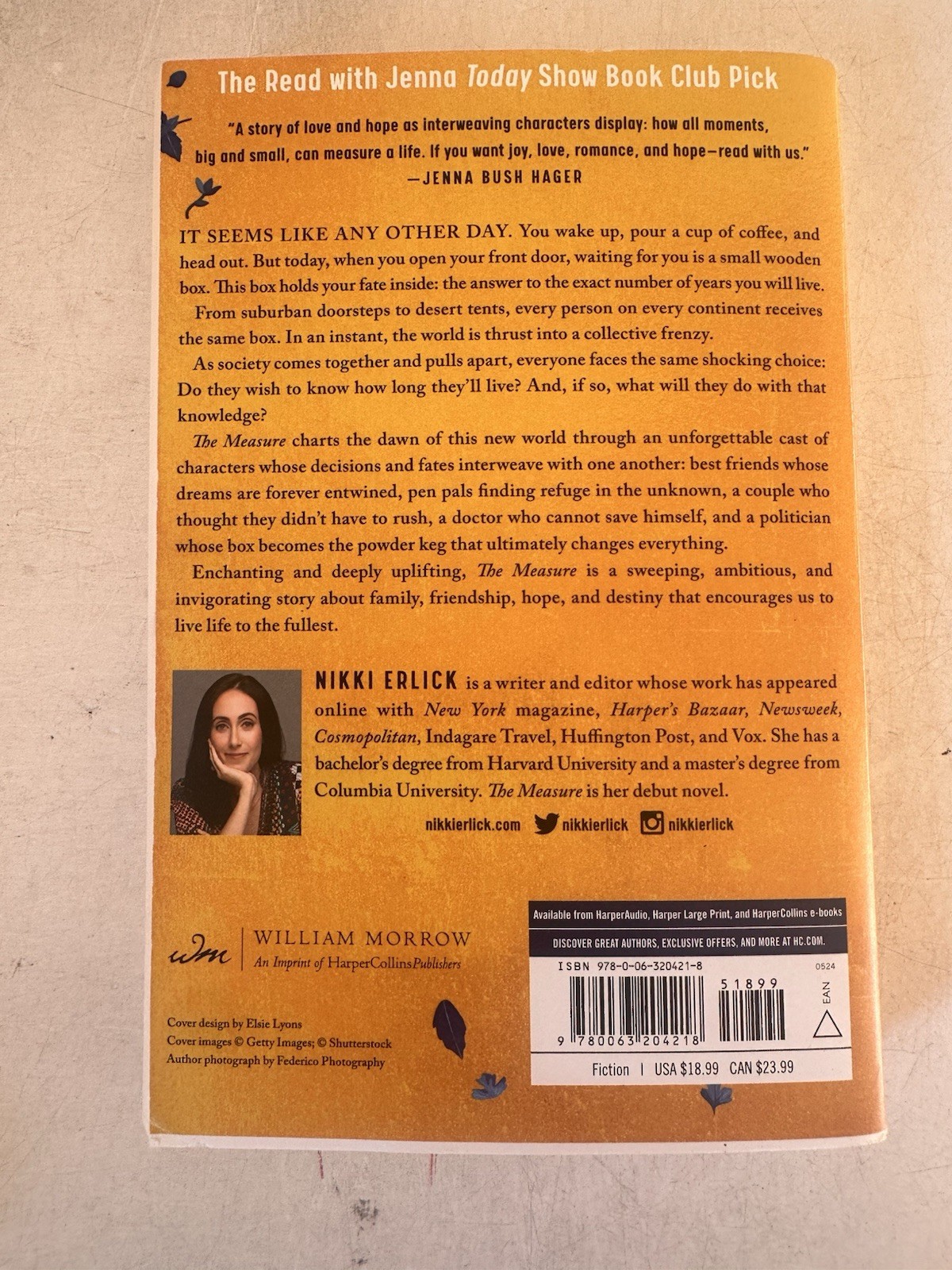Nikki Erlick The Measure Paperback Fiction Novel English Young Adults 2020s