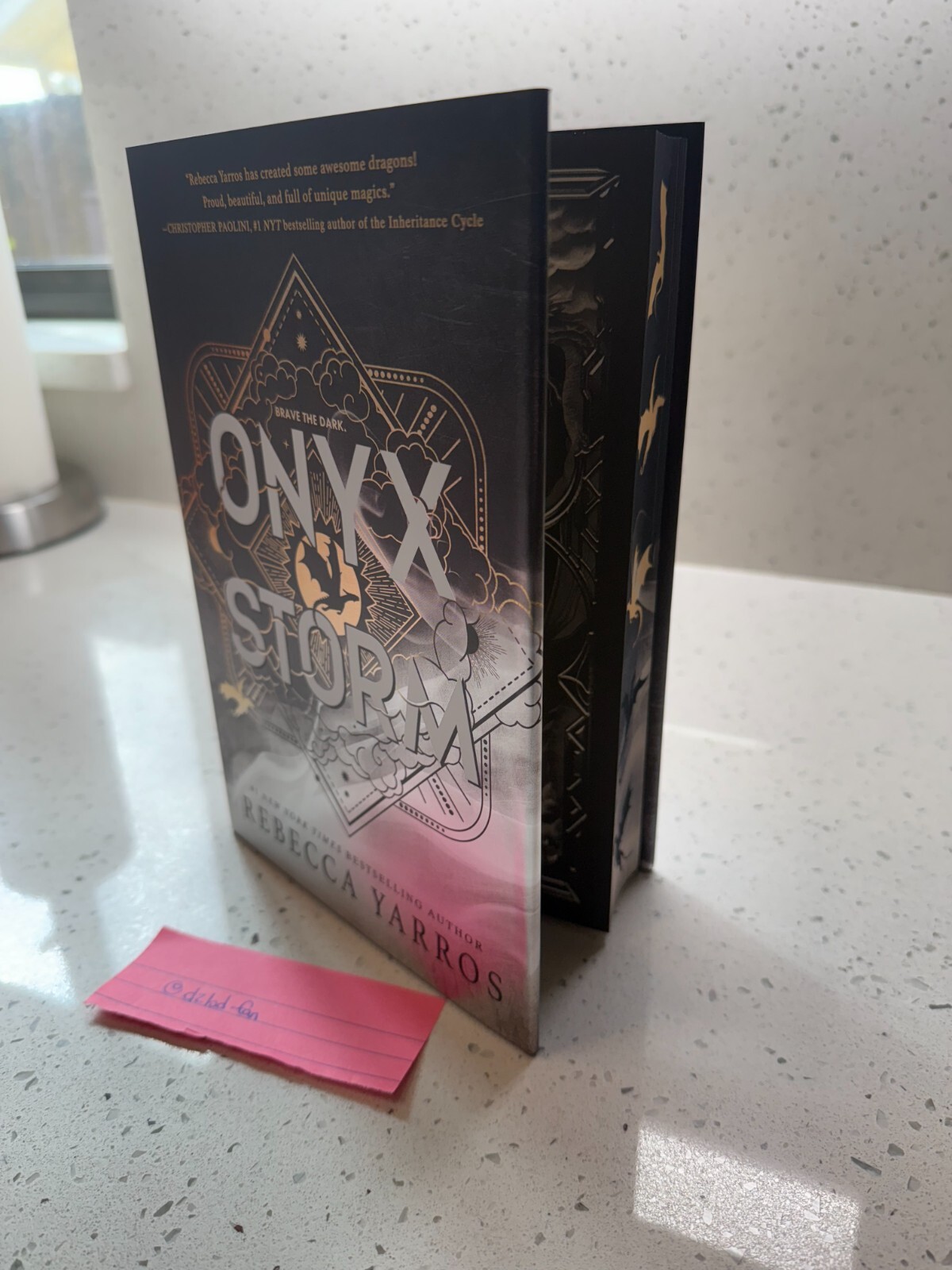 ONYX STORM Deluxe Limited EDITION BOOK HARDCOVER ‼️SPRAYED EDGES ‼️ Ships Quick
