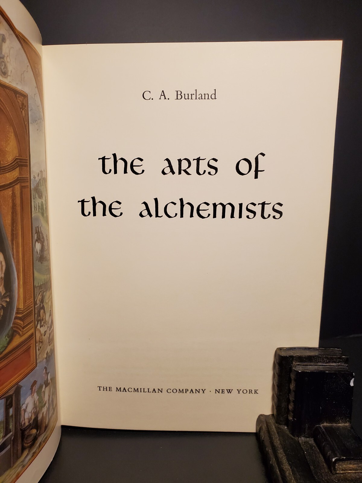The Arts of the Alchemist 1st Edition 1967 by CA Burland HCDJ Occult Magic