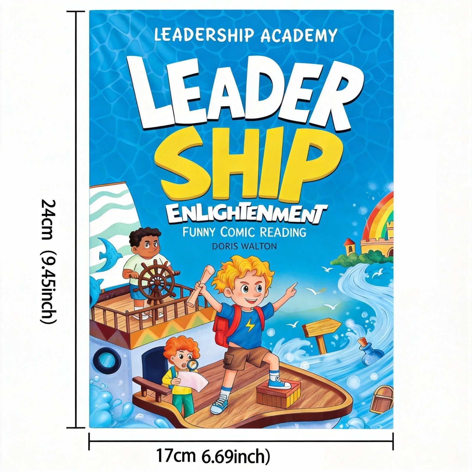 Leadership Academy Enlightenment Funny Comic Reading Book Motivational Humor