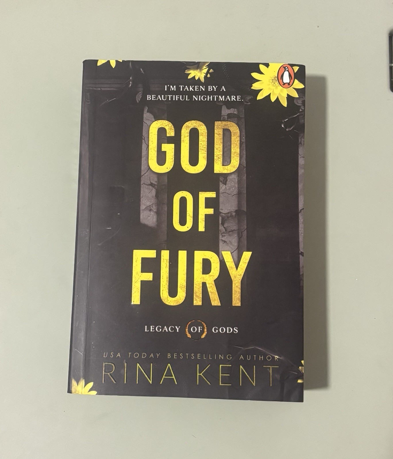 God of Fury (Legacy of Gods) by Rina Kent Paperback Novel, Penguin, English