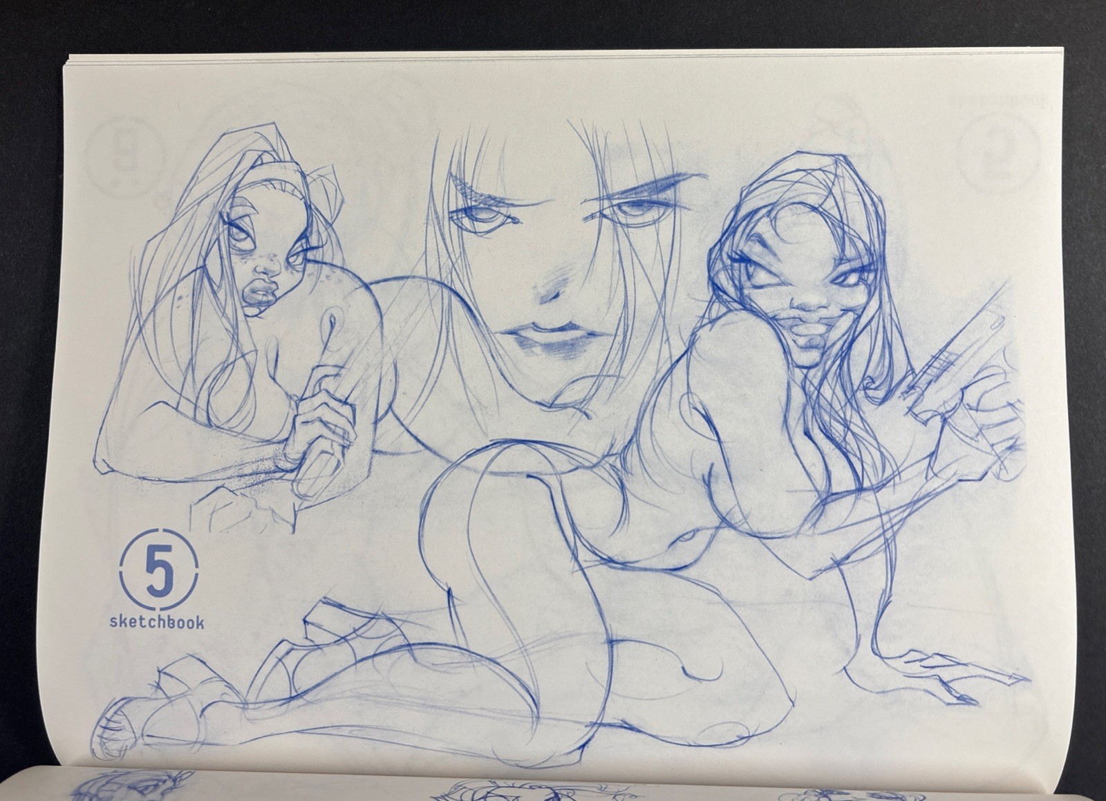 Alberto Ruiz Sketchbook #5 – Train Doodles 2004 – SDCC – Ltd. To 500