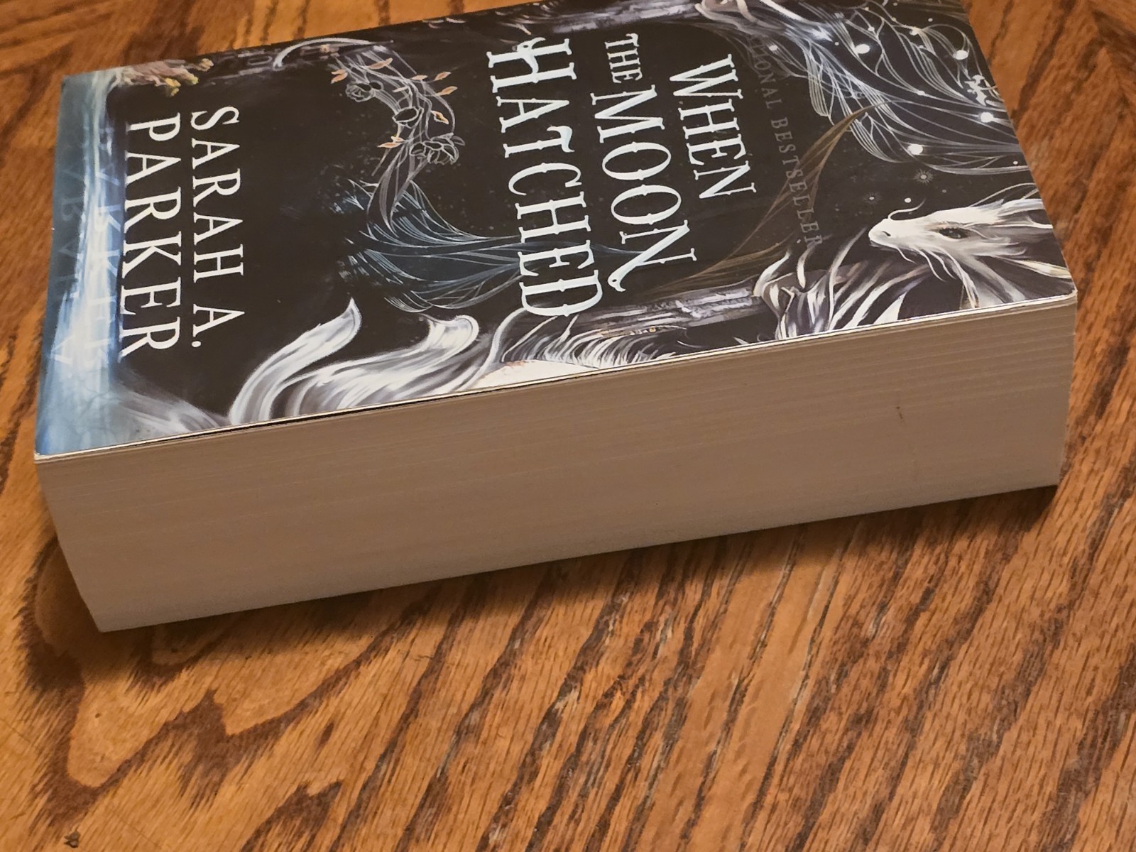 When The Moon Hatched By Sarah A Parker~2024~Fantasy World Romance~Paperback~VGC