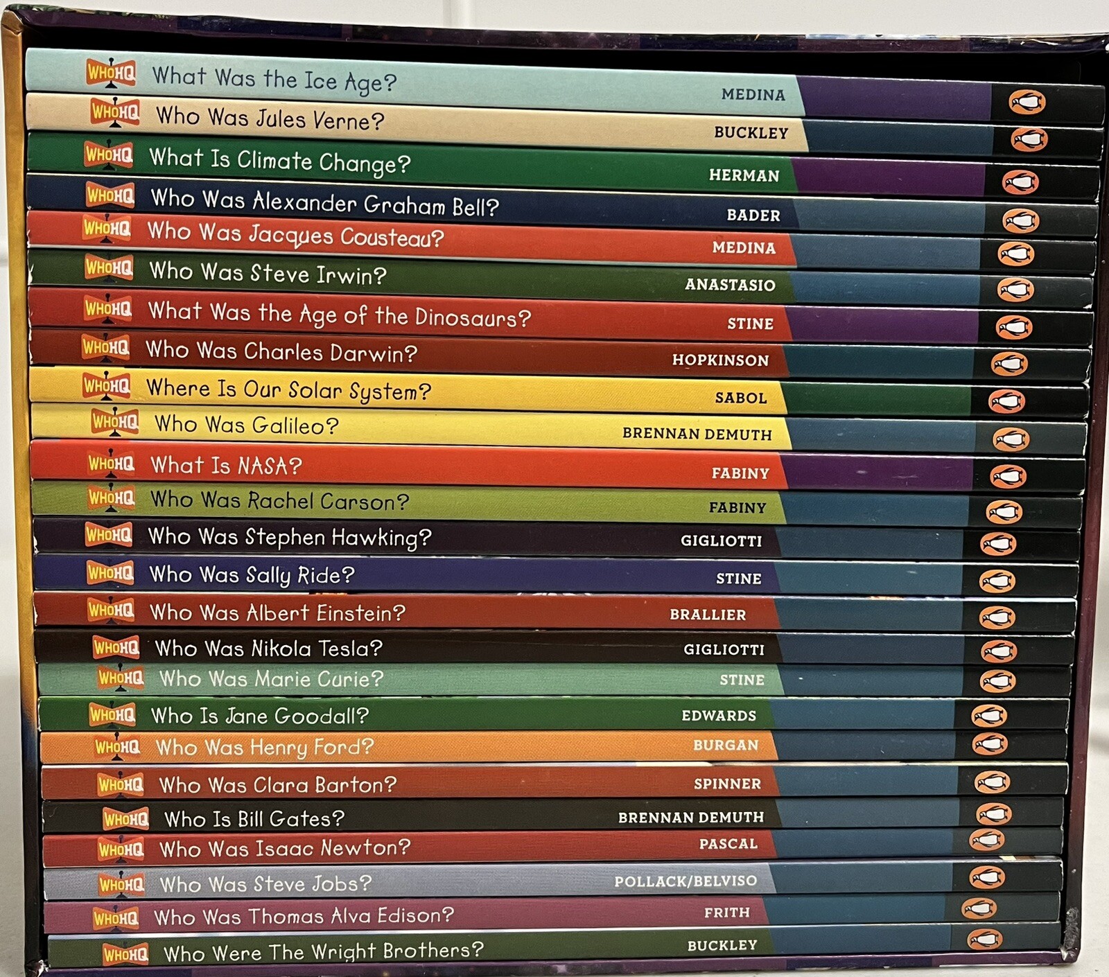 What Is Science Technology Biographies 25 book Set NEW NO BOX