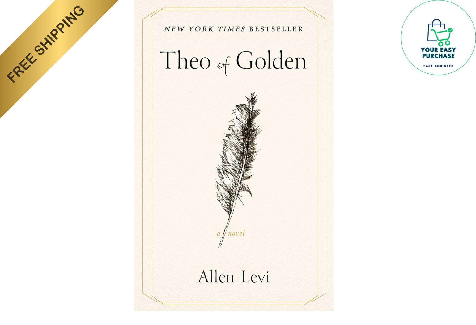 Theo of Golden Novel Paperback 400 Pages Literary Southern Fiction Book