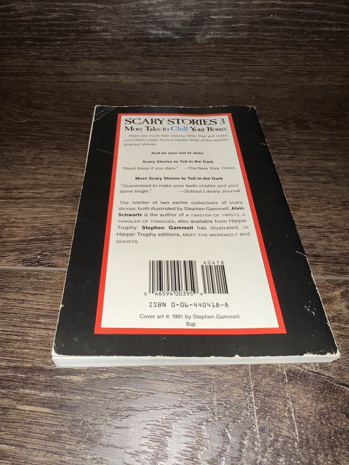 Scary Stories To Tell In The Dark 3 Alvin Schwartz 1991 Paperback