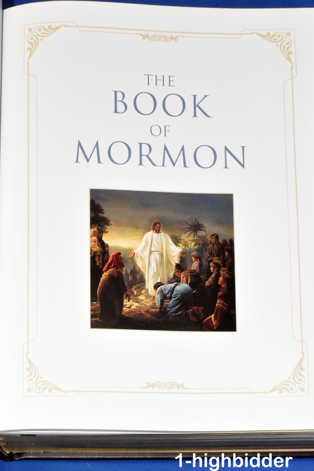 Book of Mormon LARGE Family Heritage Collectors Ed LDS Mormon Covenant Com. 2003