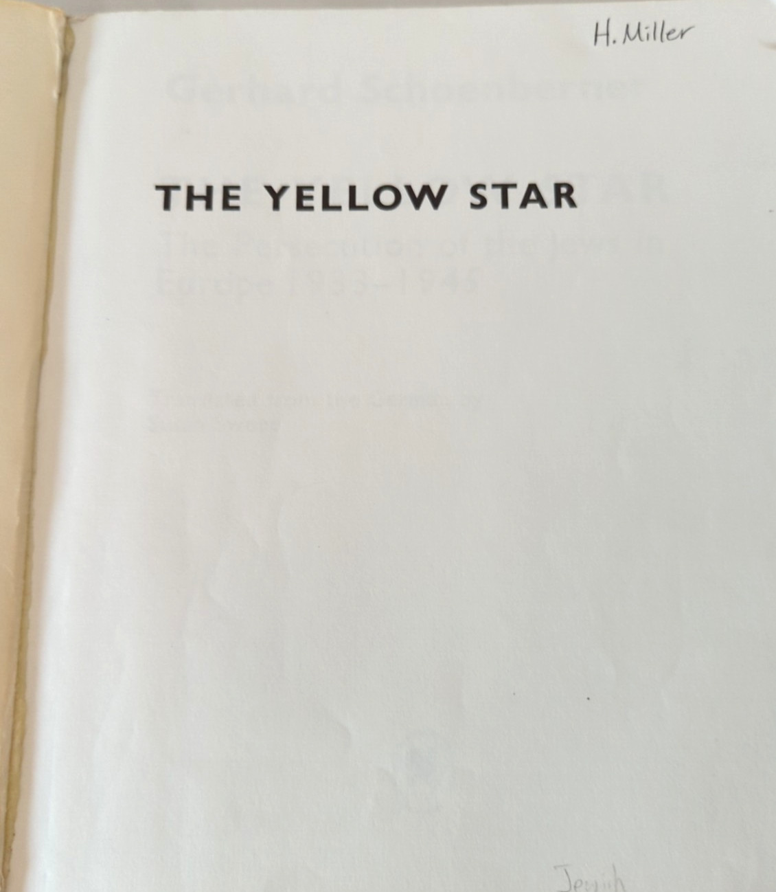 Yellow Star Persecution of the Jews in Europe 1933-1945 WW2 Holocaust True Story