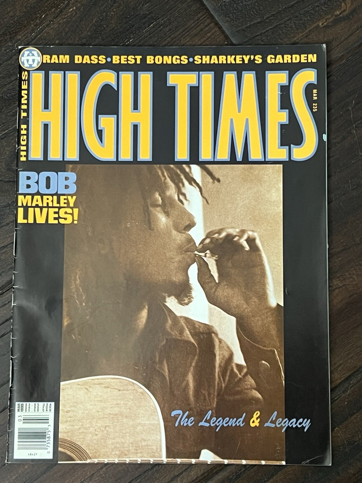 Vintage 1995 March High Times Magazine Book Bob Marley Lives The Legend & Legacy
