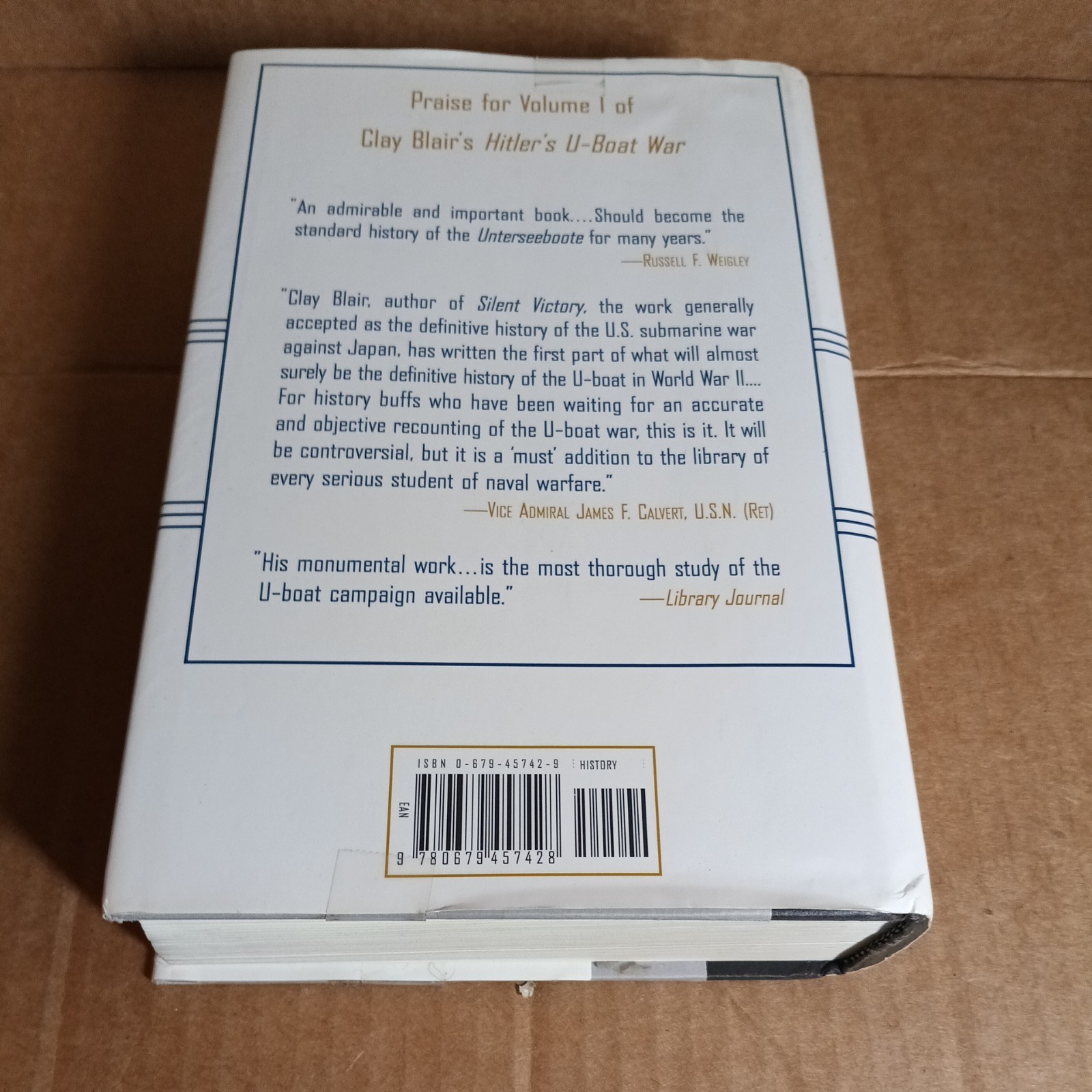 Hunted, 1942-1944 Vol. 2 by Clay Blair (1998, Hardcover)