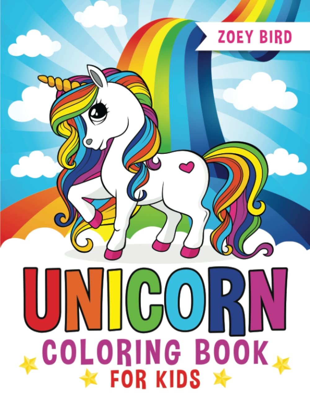 Unicorn Coloring Book for Kids, Volume 2: Coloring Activity for Ages 4 – 8…