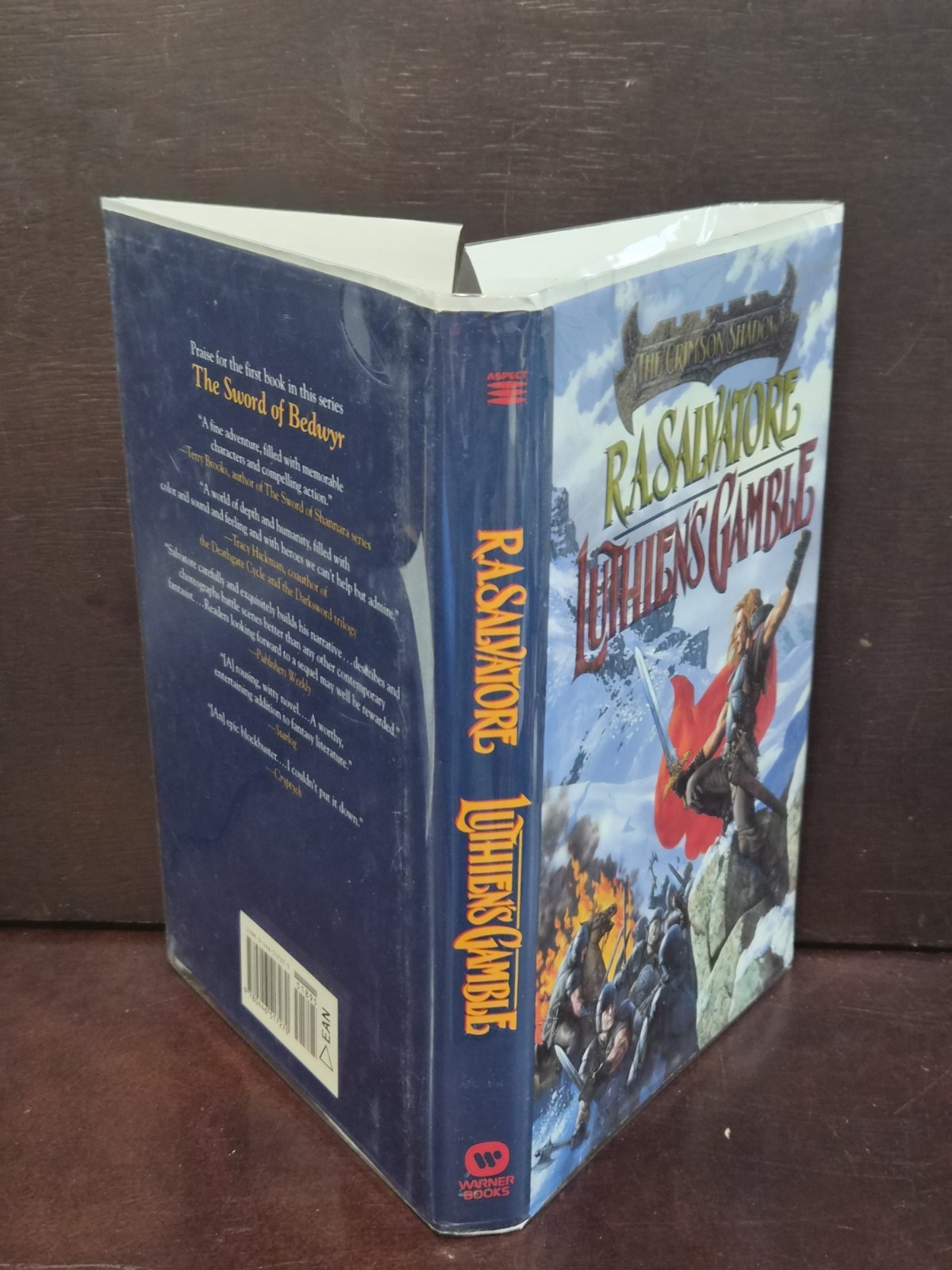 Luthien’s Gamble R.A. Salvatore 1996 1st Ed 1st Printing HCDJ VG Mylar