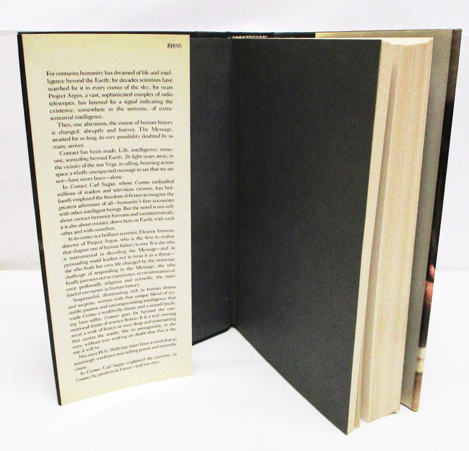 CONTACT A Novel by CARL SAGAN HCDJ 1ST/1ST LIKE NEW