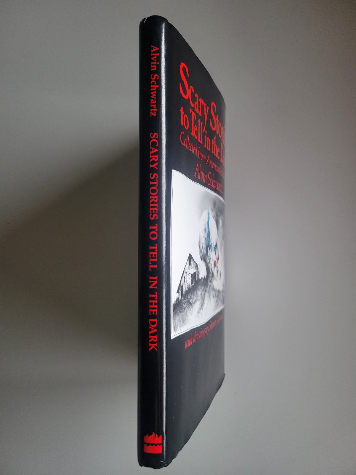 1981 1ST EDITION HARDCOVER SCARY STORIES TO TELL IN THE DARK ALVIN SCHWARTZ VG