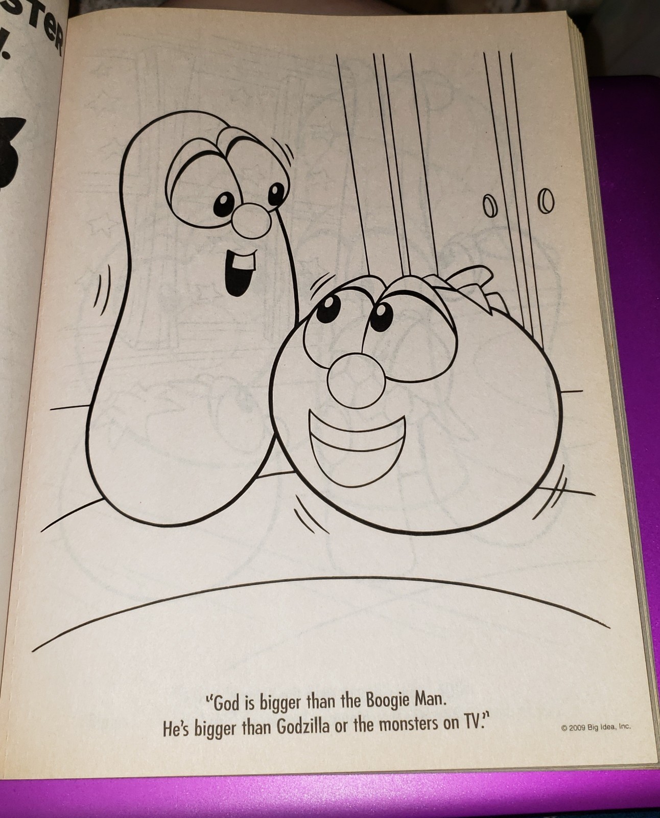 Vintage 2009 VeggieTales 288 Coloring & Activity Pages Book – UNCOLORED!!!
