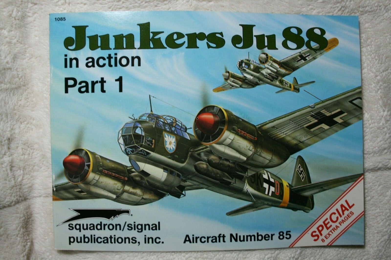 Junkers Ju88 Pt. 1 : In Action Squadron Signal Book # 1085 Very Good Condition