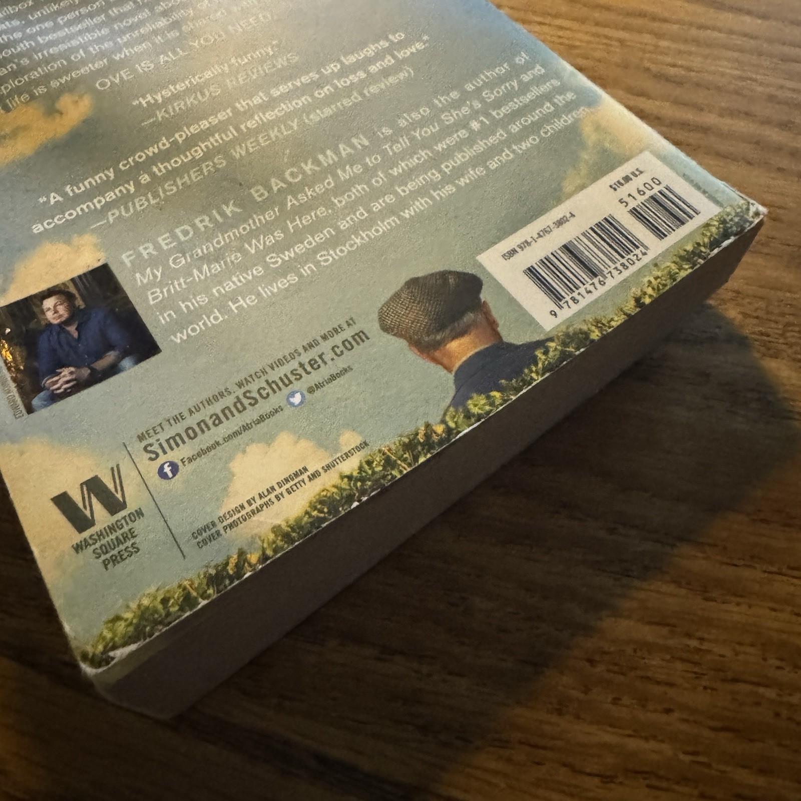 A Man Called Ove by Fredrik Backman (Paperback Book)