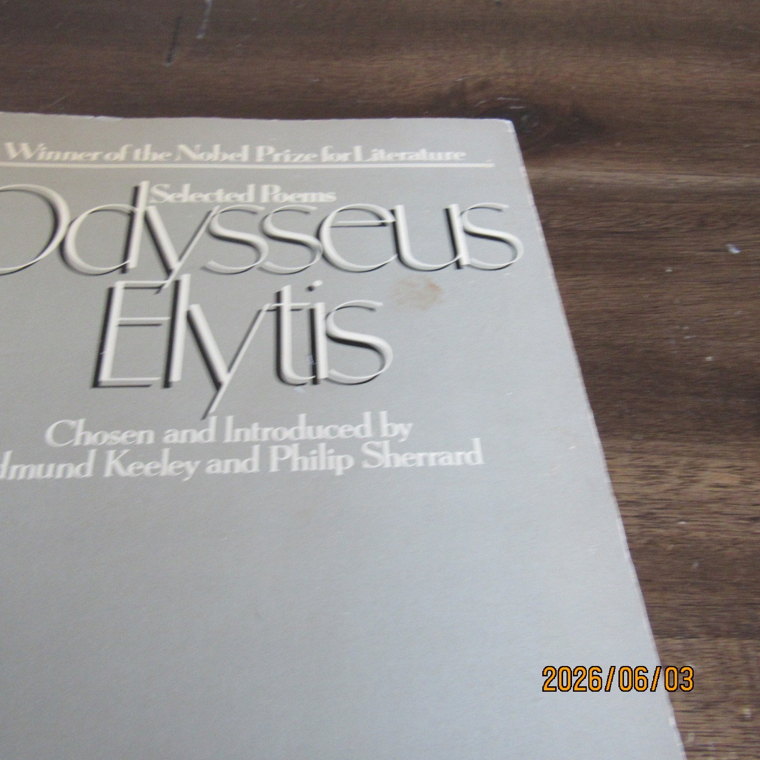 Selected Poems-Odysseus Elytis-Edmund Keeley-Philip Sherrard-PB-Penguin-1981