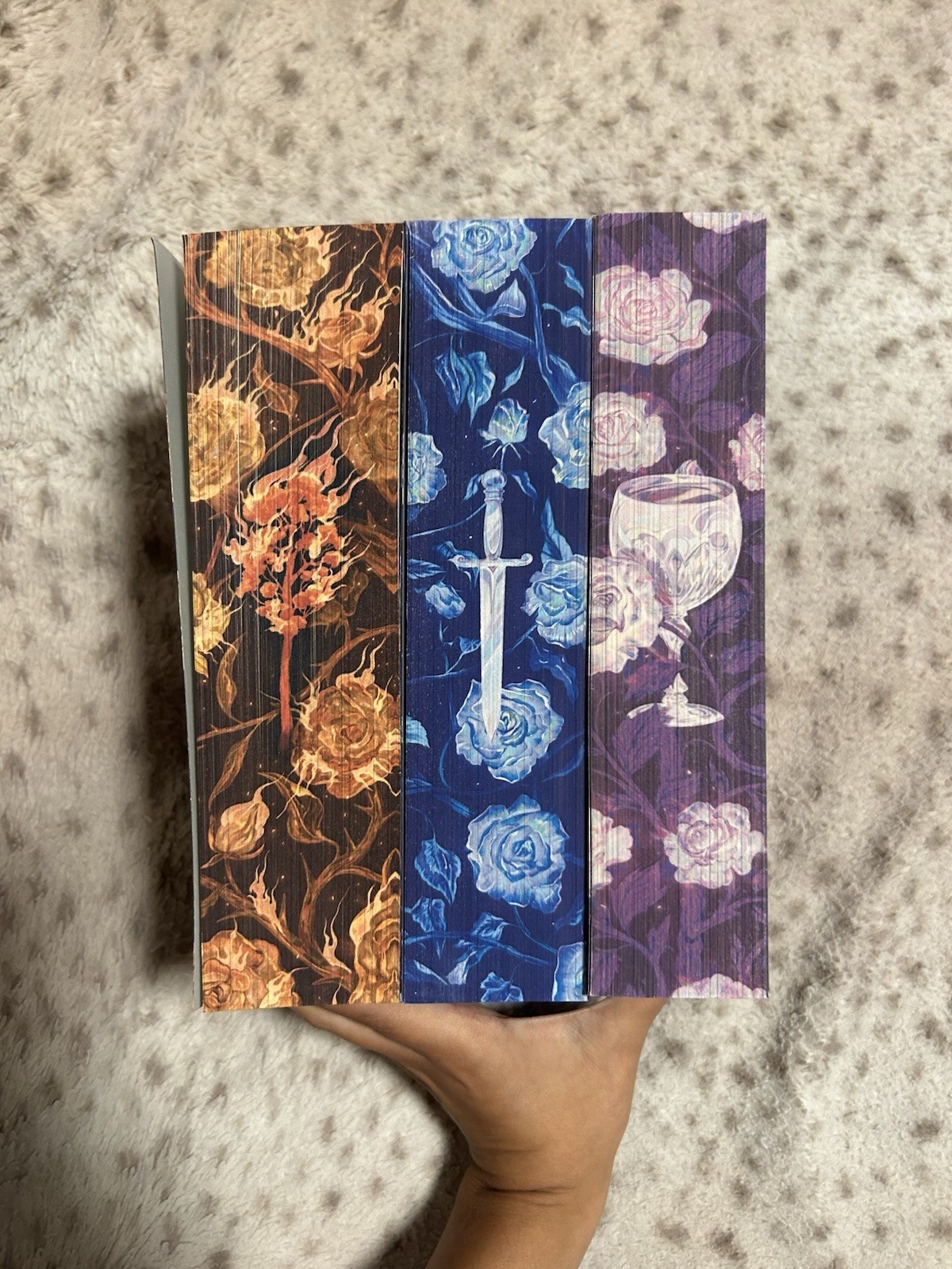 To Bleed a Crystal Bloom Series deluxe (1-3) by Sarah A. Parker SIGNED IN PERSON