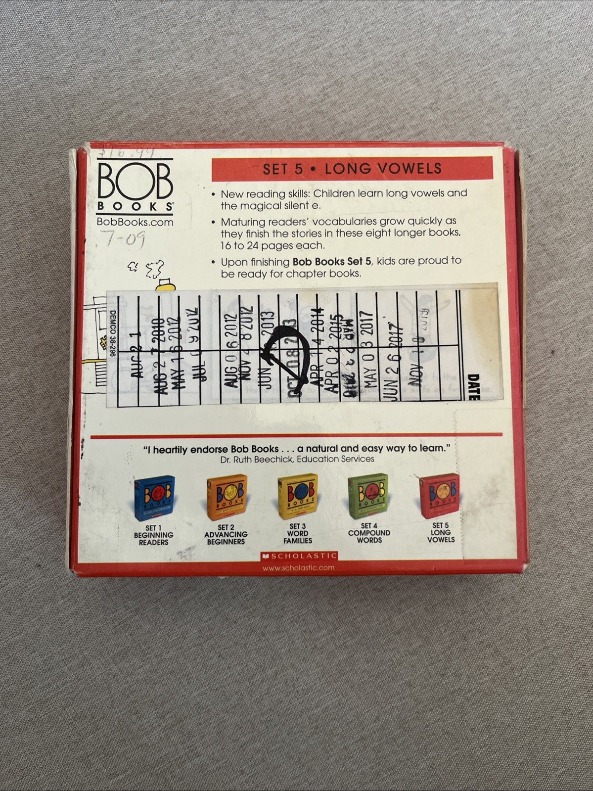 Bob Books: Long Vowels by Bobby Lynn Maslen (2006, Complete 8 books in set 5)
