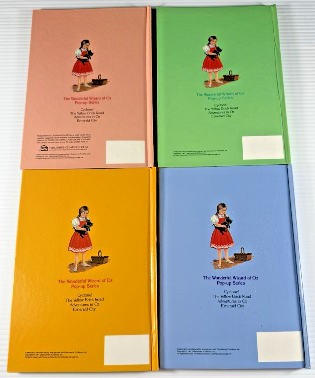 ✨ Wonderful Wizard of Oz Pop-Up Book Lot – 4 Hardcover Treasury Editions ✨