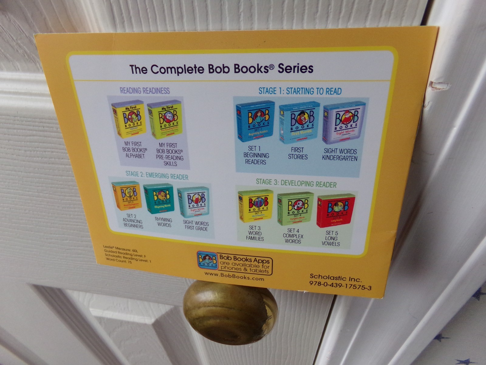 Bob Books Cat and Mouse Set 4 Book 3 ONE Replacement Book By Bobby Lynn Maslen $