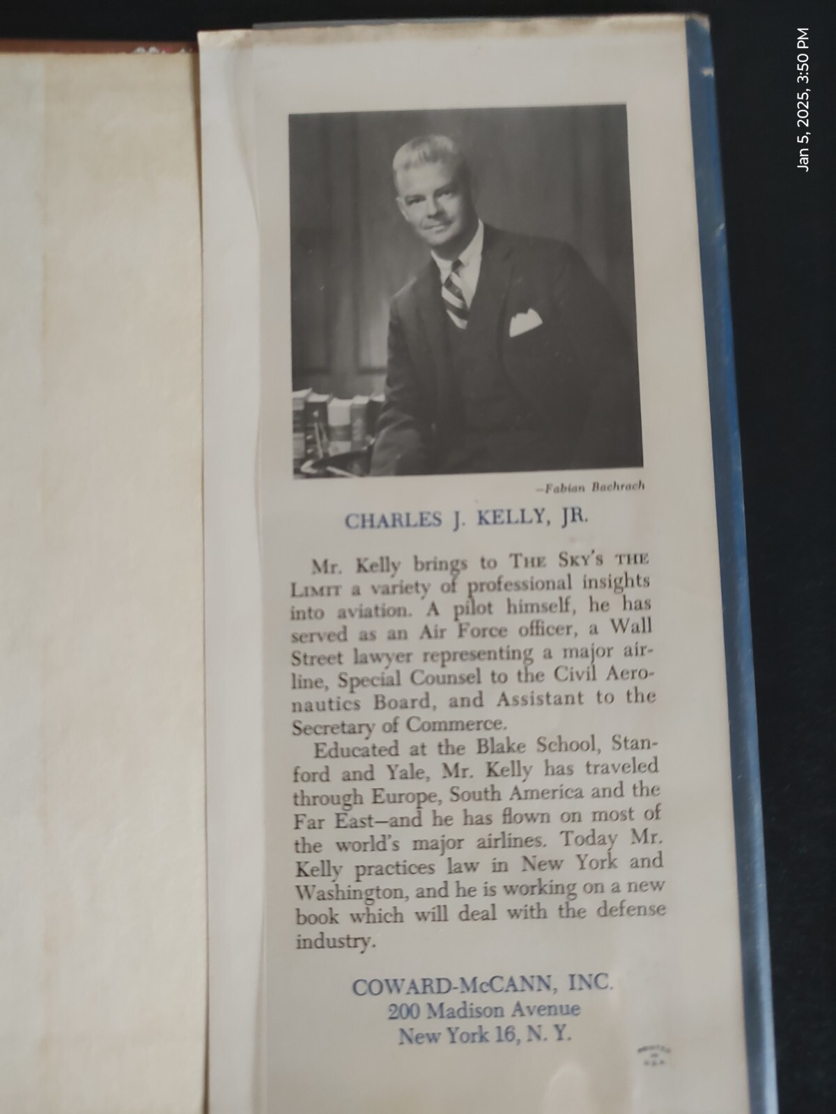 The Sky’s The Limit: The First Complete History of Commercial Aviation, © 1963