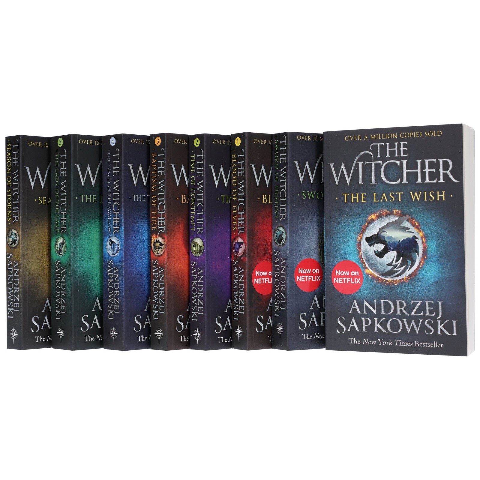 The Witcher Complete Series By Andrzej Sapkowski 8 Books Box Set Collection – PB