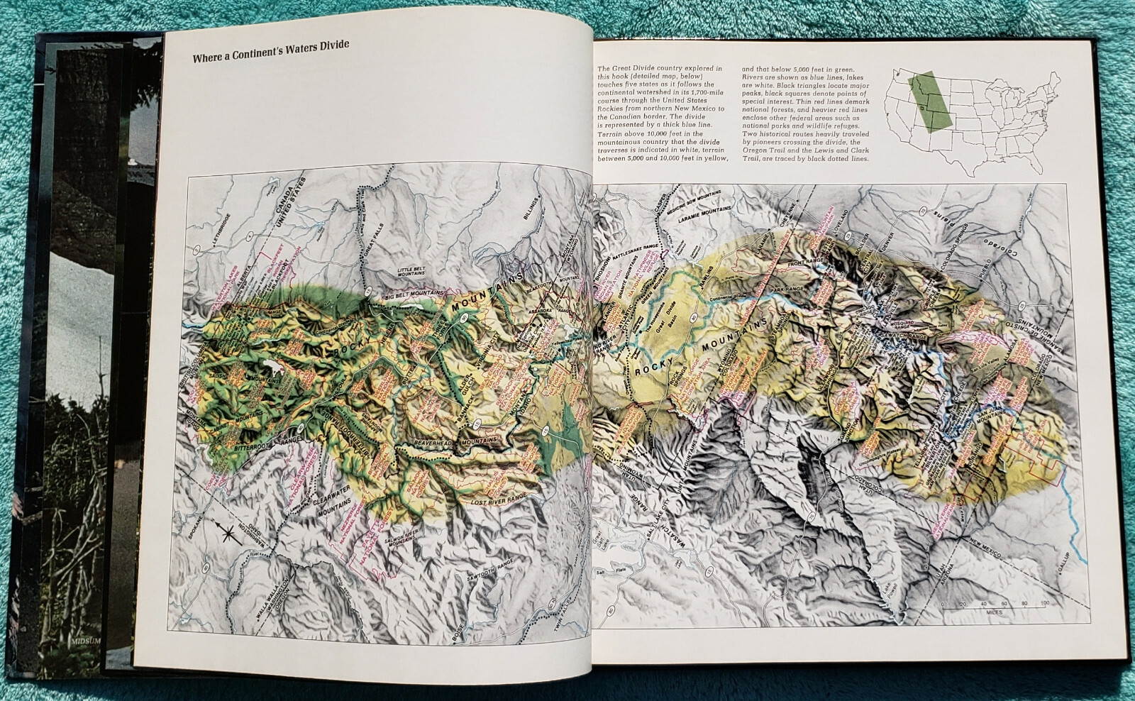 The Great Divide – The American Wilderness 1973 Time-Life Hardcover 184 Pages