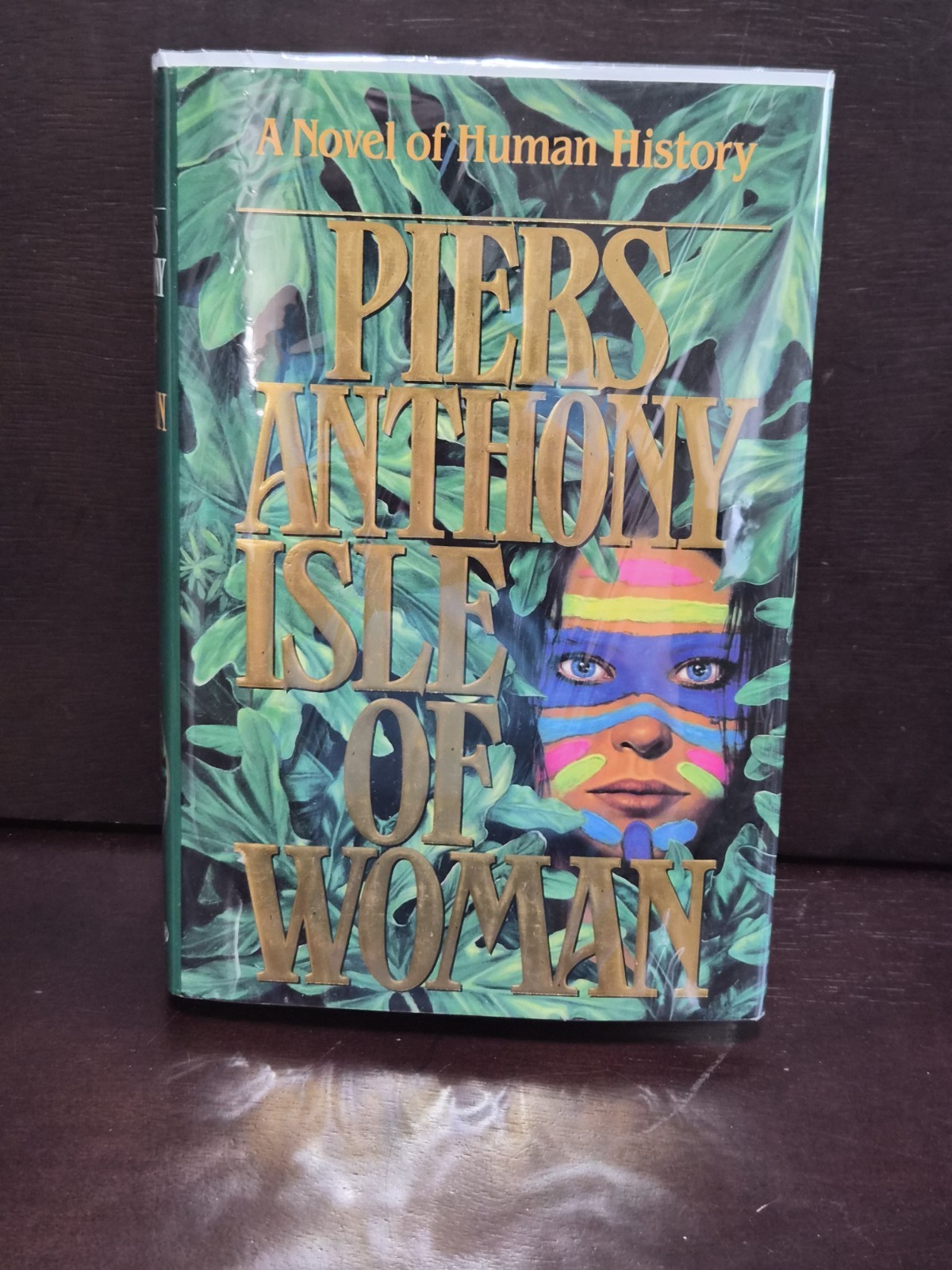 ​Isle of Woman Piers Anthony 1993 1st Ed 1st Printing HCDJ LN Mylar Geodyssey