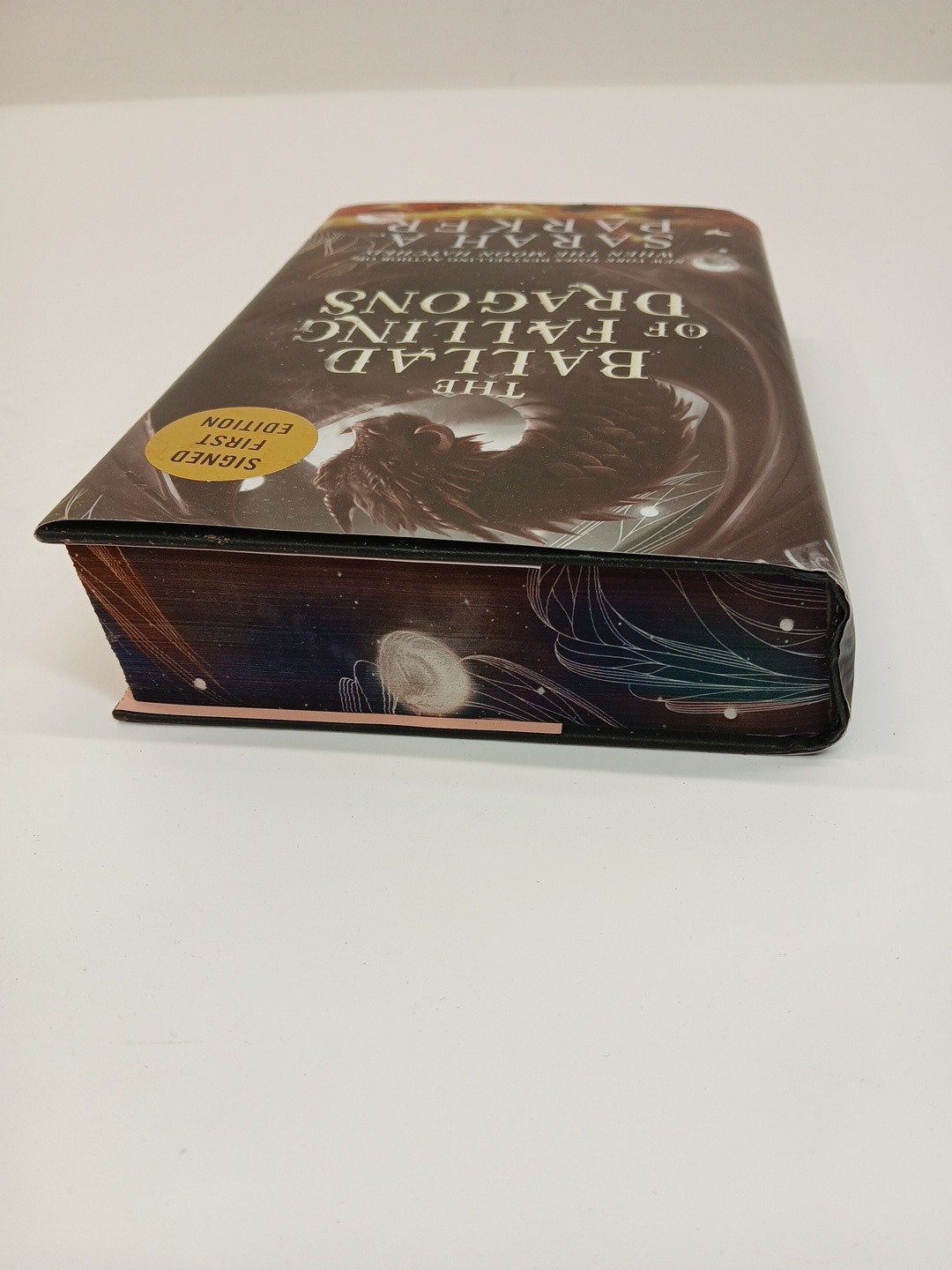 Sarah A. Parker The Ballad of Falling Dragons SIGNED First Edition Hardcover