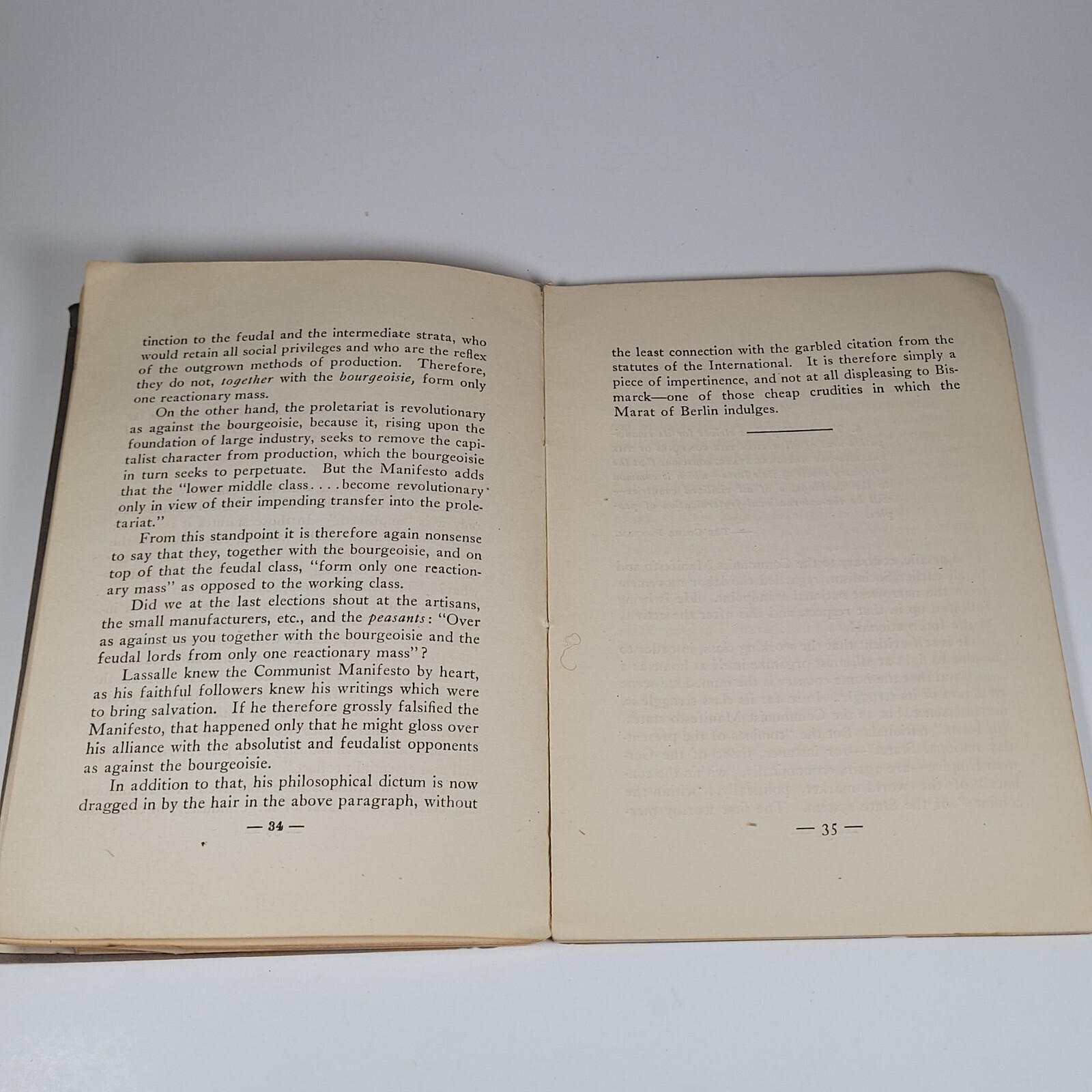 The Gotha Program by Karl Marx New York Labor News 1922 Lots of Wear Rare HTF
