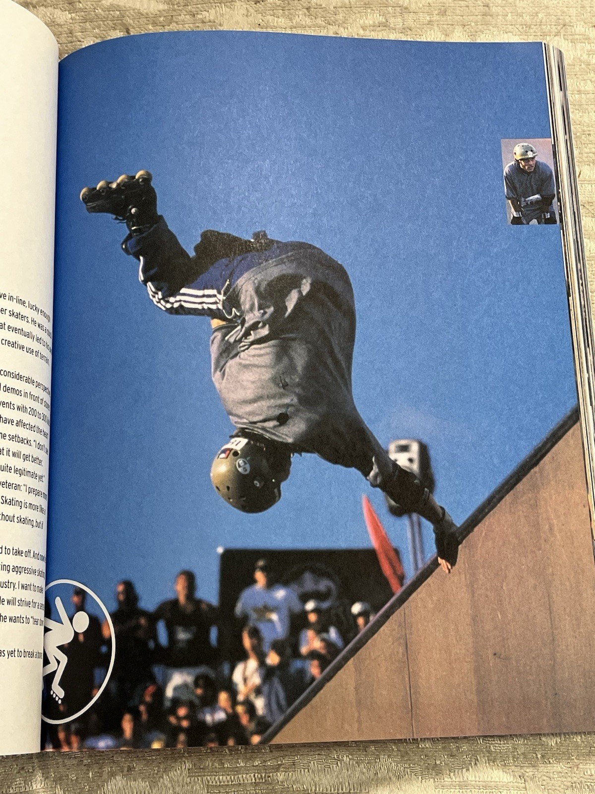 1998 WAY INSIDE ESPN’S X GAMES BOOK 256 PAGES FIRST PRINTING ORANGE COVER -8061