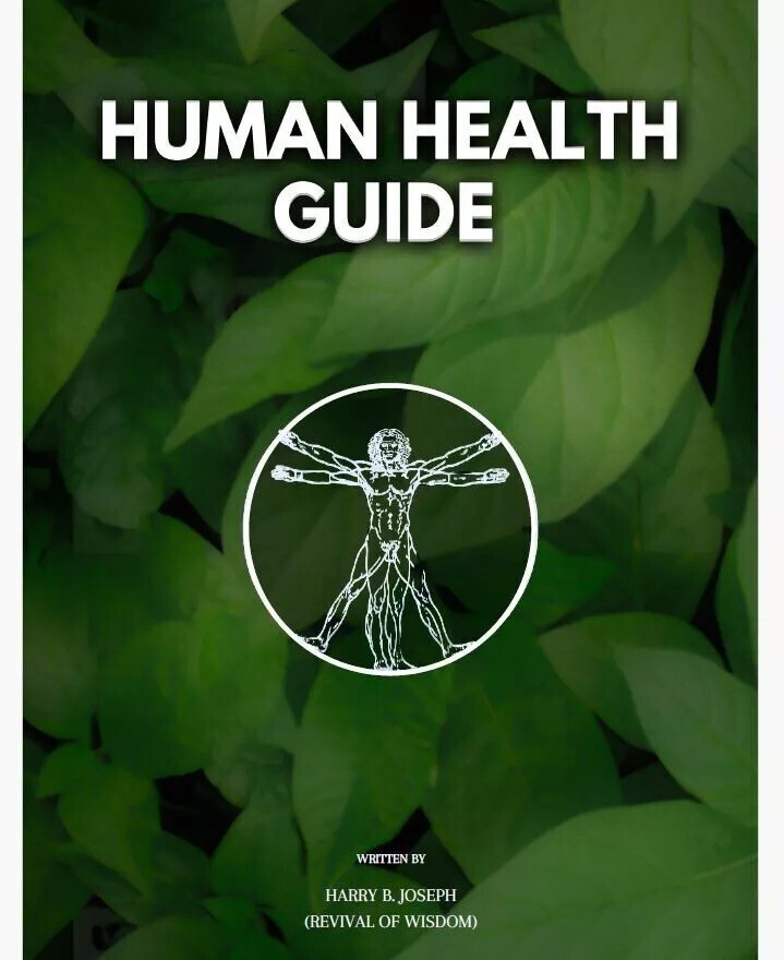 HUMAN HEALTH GUIDE Harry B Joseph Self Help Health And Wellness Book USA Stock
