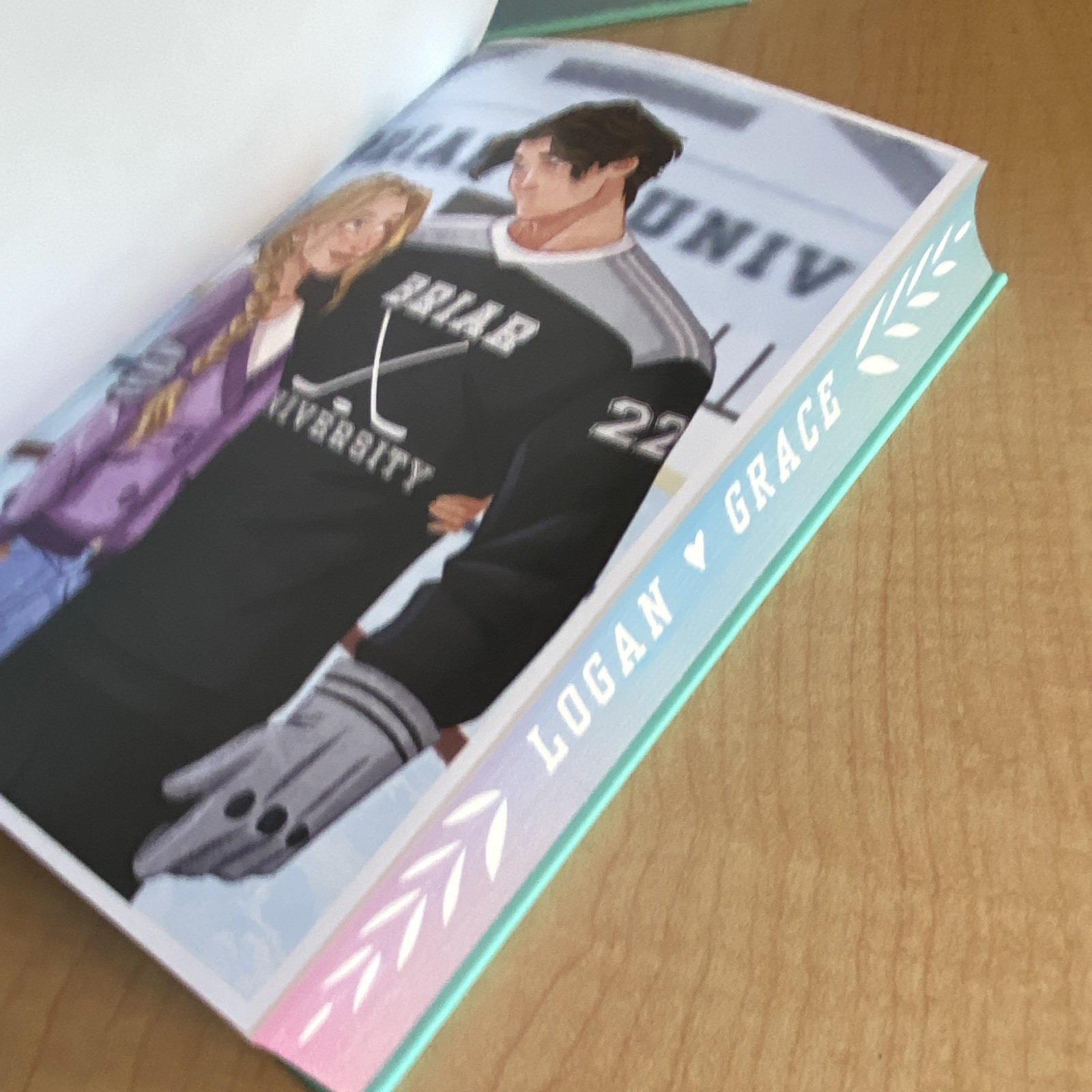 The Mistake (Off-Campus) by Elle Kennedy, YA Romance Hockey College Novel, HC