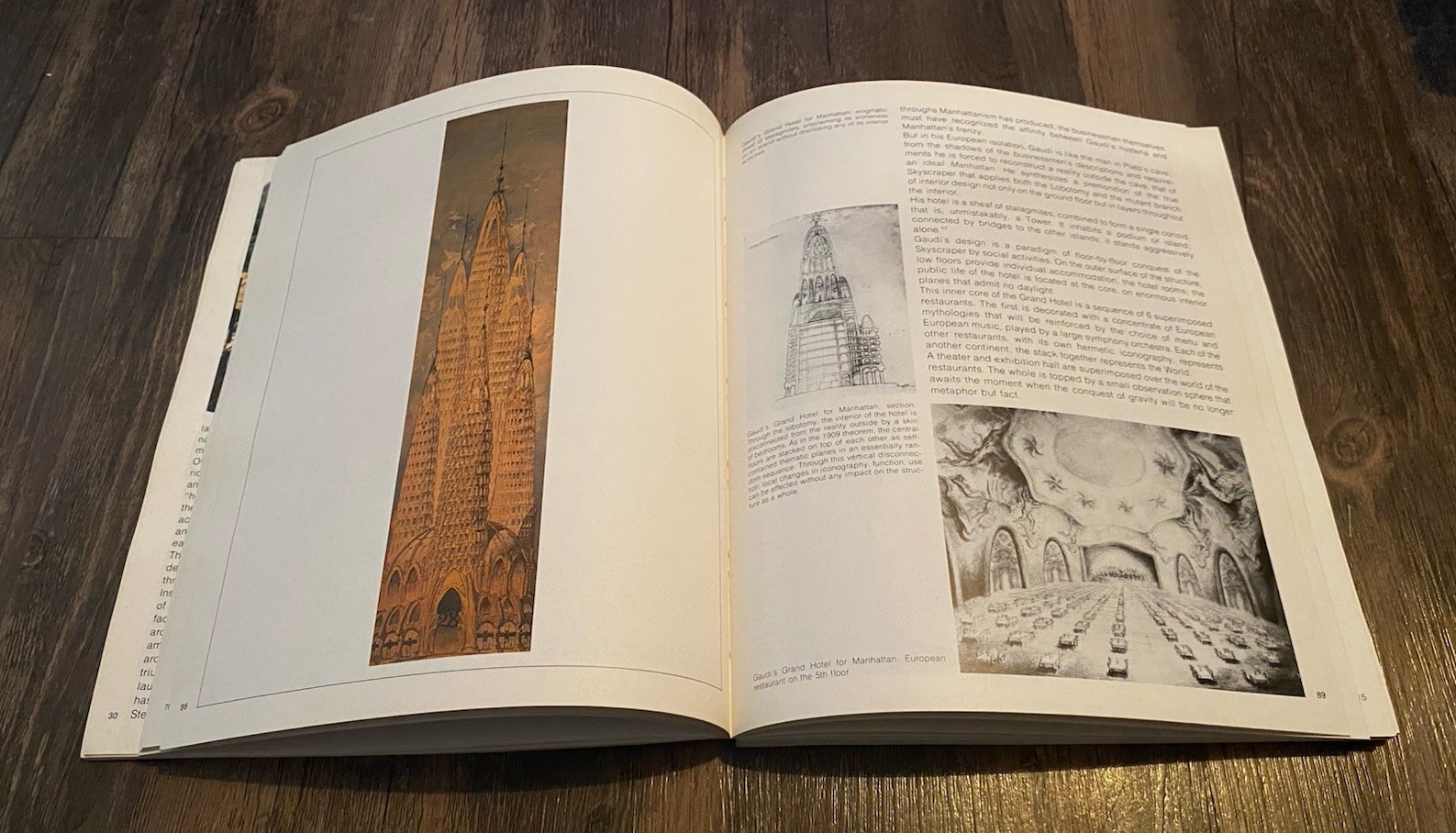 Delirious New York by Rem Koolhaas, first edition paperback