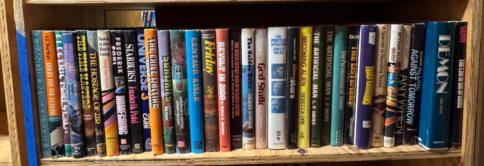 Vintage Sci-Fi Novels HCDJ BCE (You Pick)