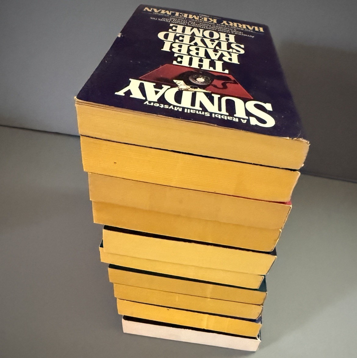 Lot 10 Harry Kemelman Rabbi Small Paperback Books Mysteries Vintage 1980s 1990s